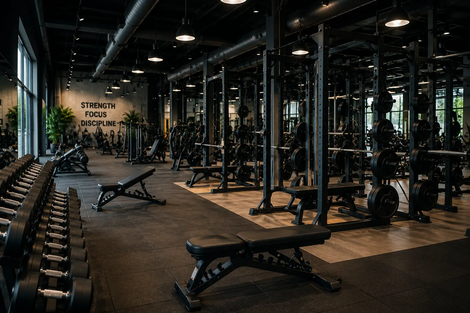 Modernes Fitnessstudio – Sport hält Immobilienmakler Ben Jarosch fit und ausgeglichen