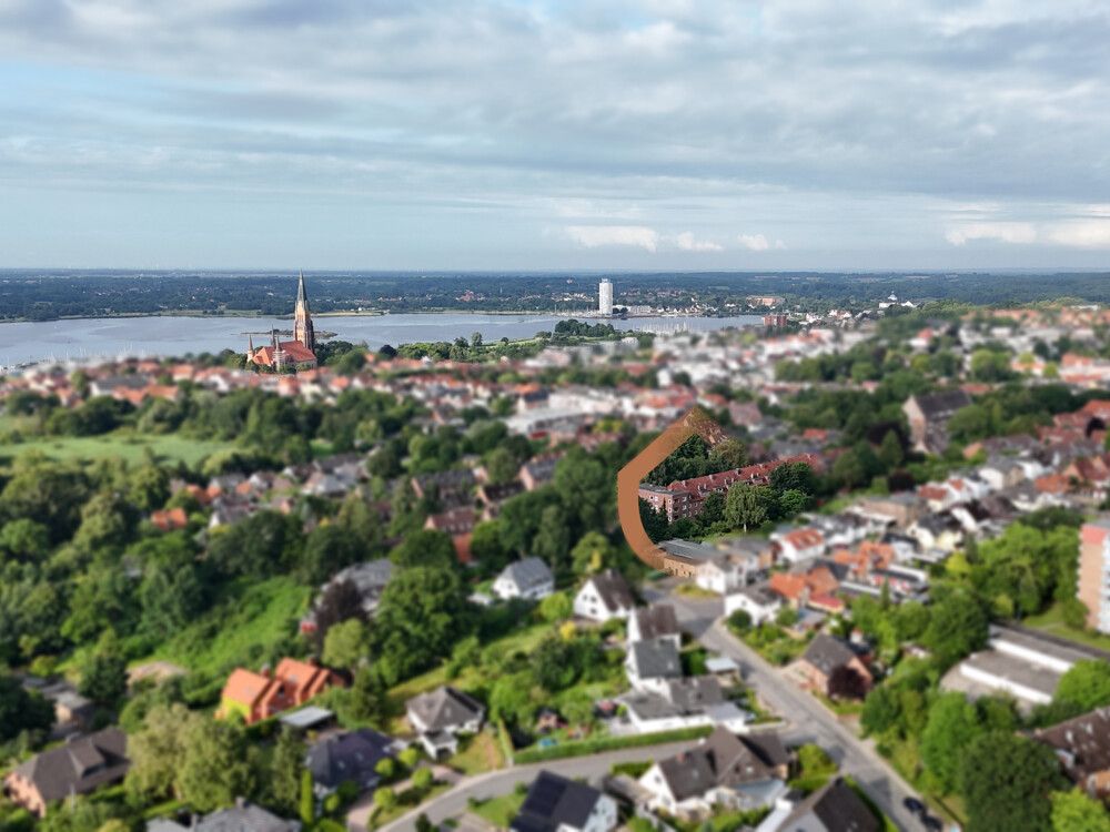Luftaufnahme der Schleistadt