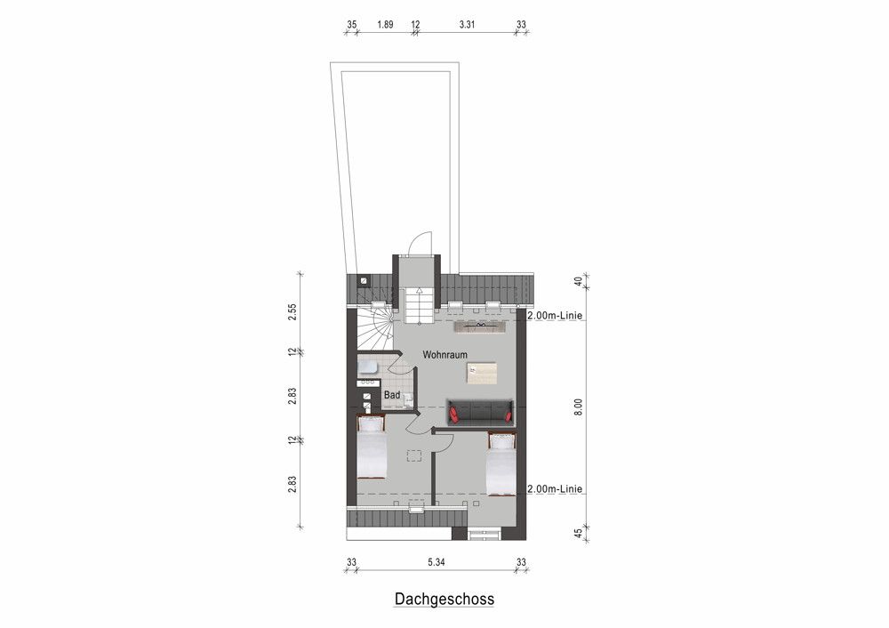 Grundriss DG 
