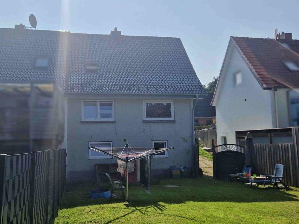 Die Rückansicht der Immobilie