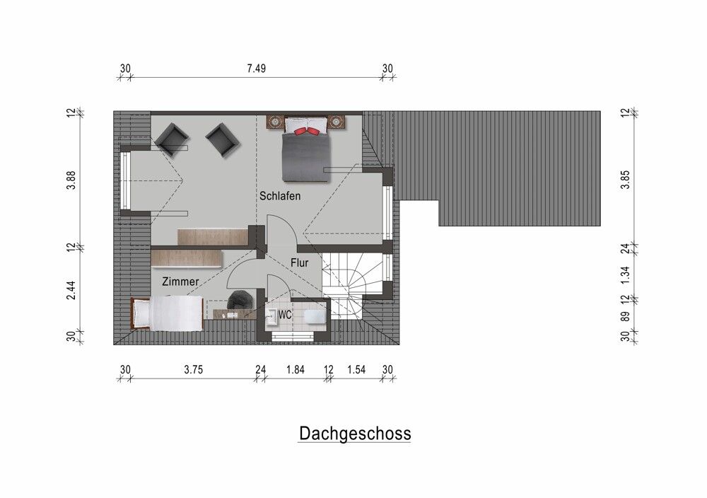 Grundriss DG
