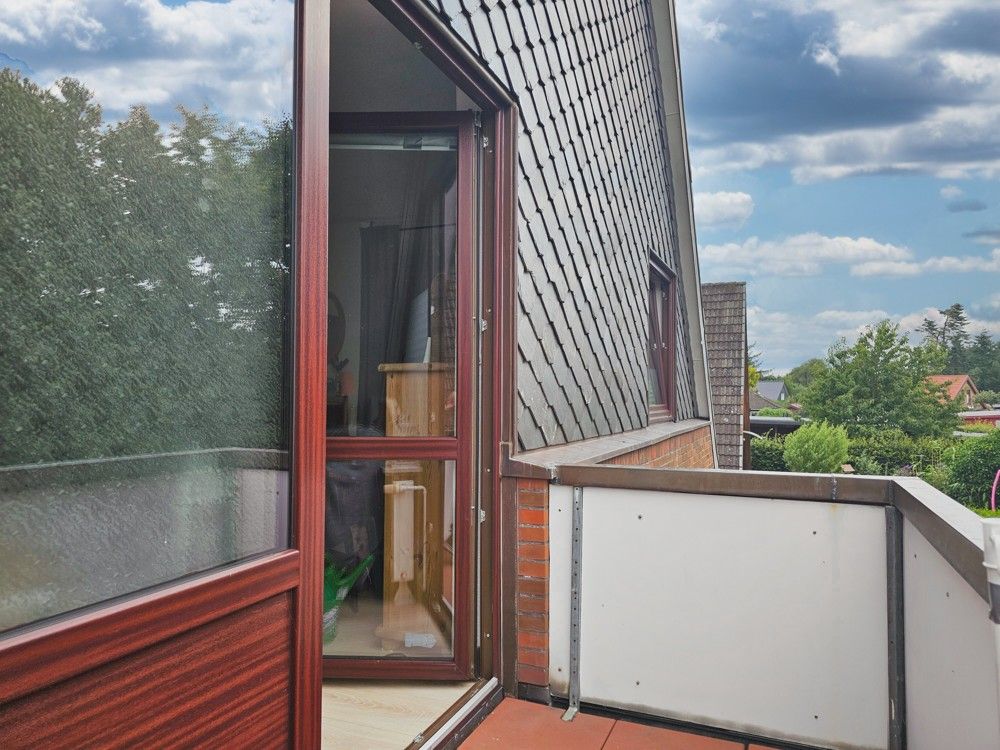 Balkon, Wohnung oben links