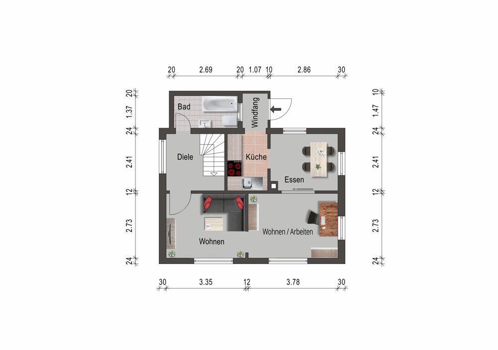 Grundriss EG