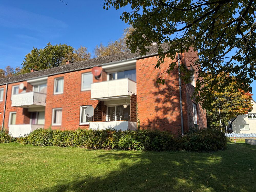 Die südlich ausgerichtete Balkonseite