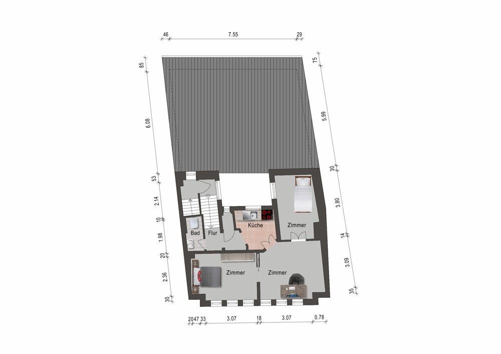 Grundriss DG