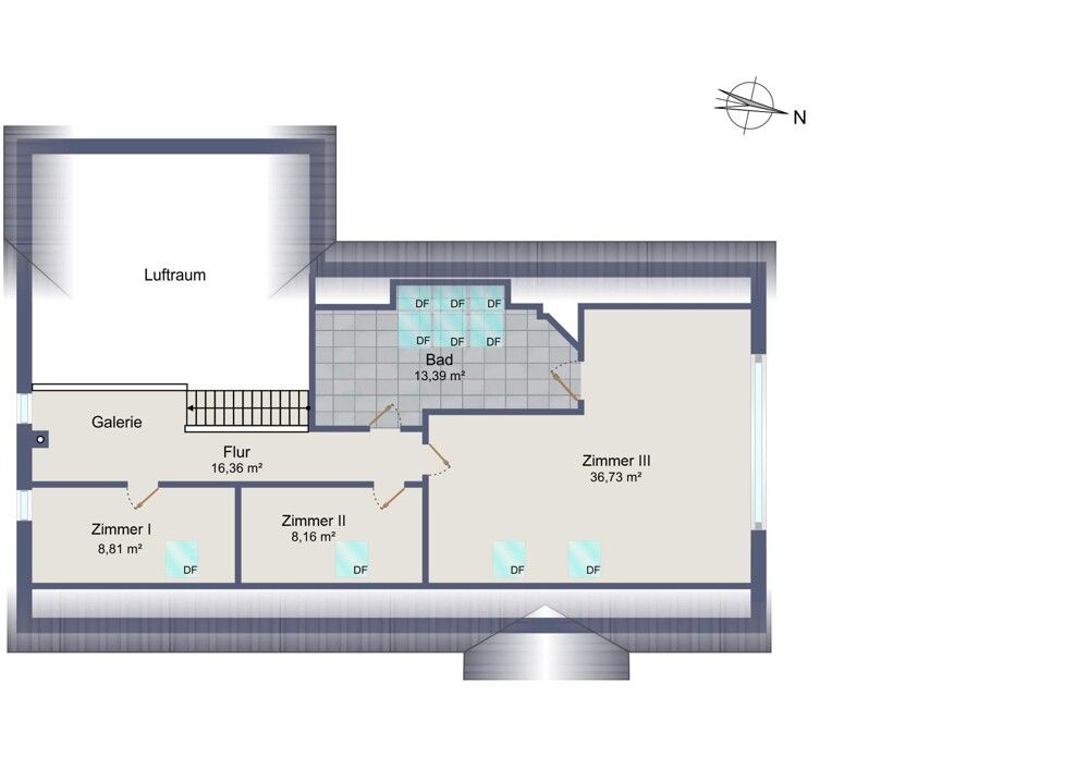 Grundriss Dachgeschoss