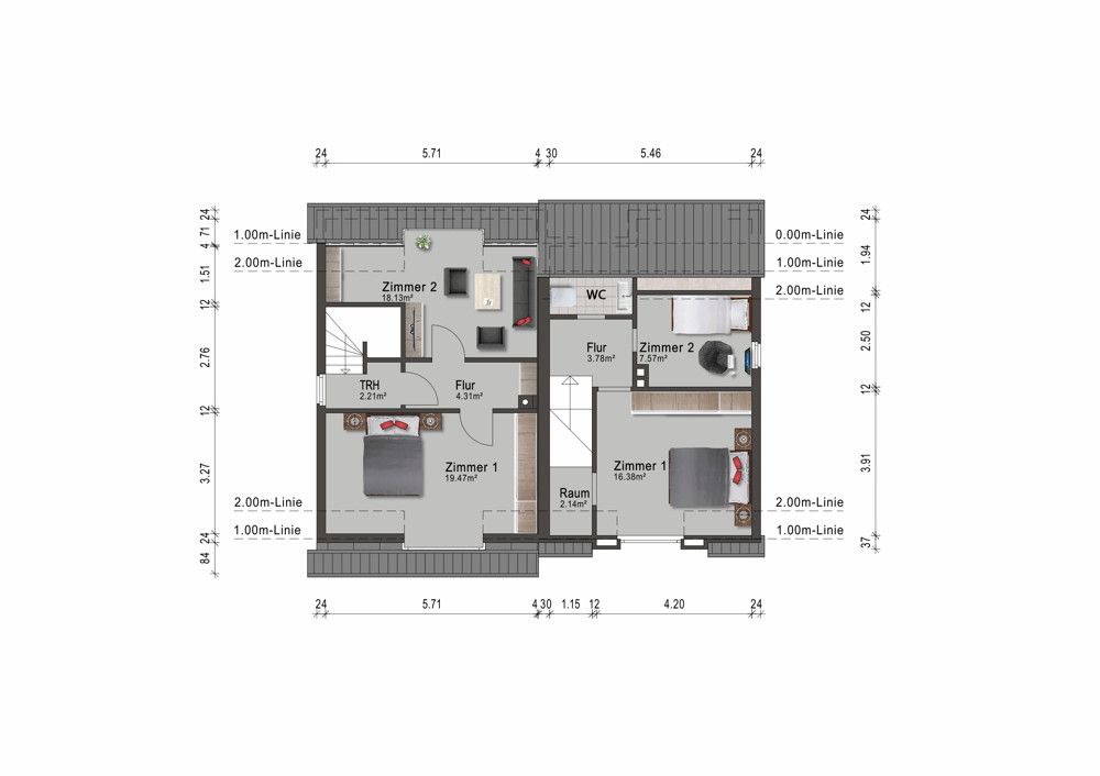 Grundriss DG