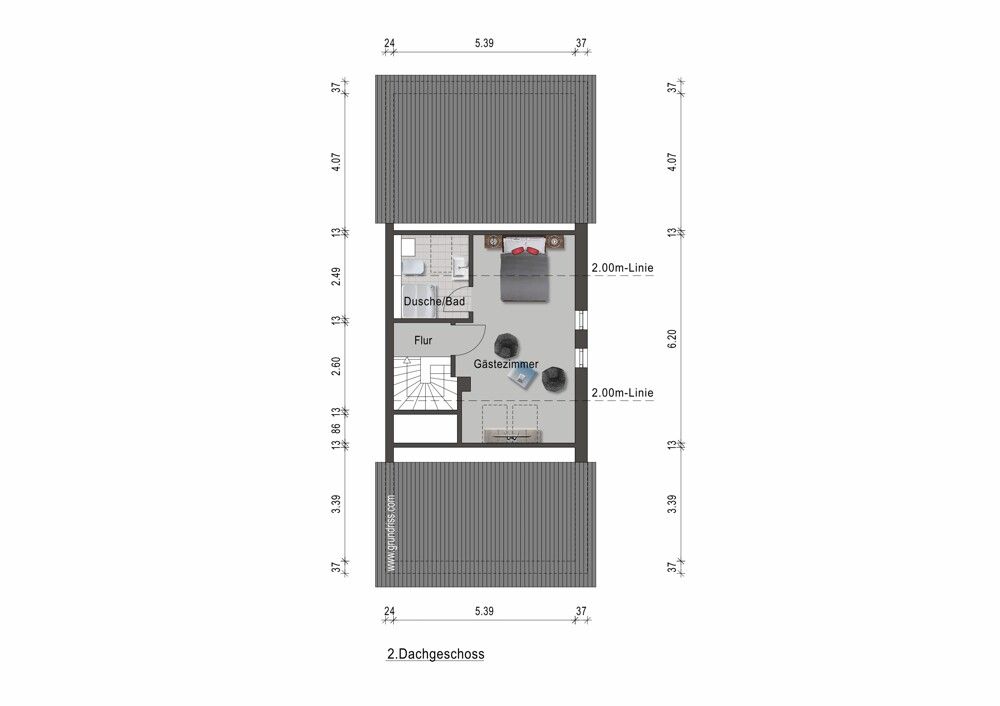 Grundriss 2. DG