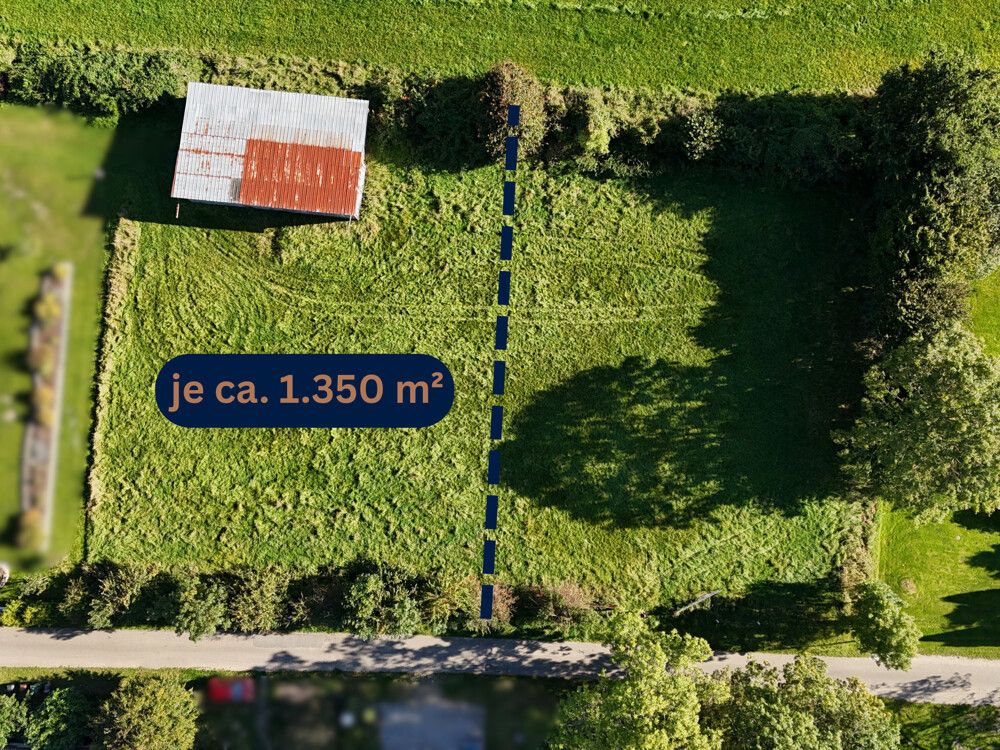 Teilbar in ca. 1.350qm große Baugrundstücke