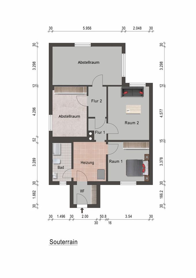 Grundriss Souterrain